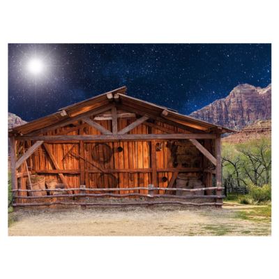 TŁO DO SZOPKI BOŻONARODZENIOWEJ - 1.5 x 1.1 m - WYPRZEDAŻ!!!