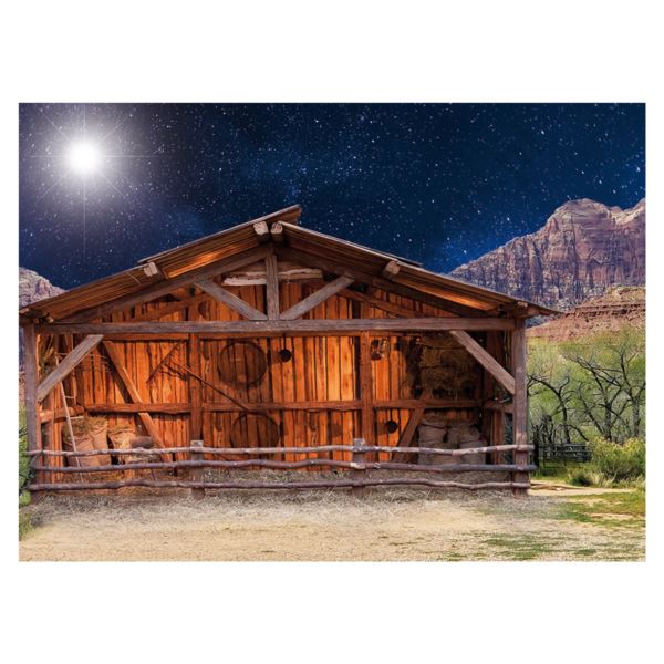 TŁO DO SZOPKI BOŻONARODZENIOWEJ - 1.5 x 1.1 m - WYPRZEDAŻ!!!