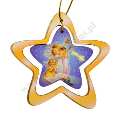 GWIAZDKA - wys. 10 cm - mix wzorów - 3565