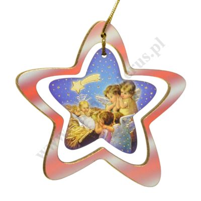 GWIAZDKA - wys. 10 cm - mix wzorów - 3565