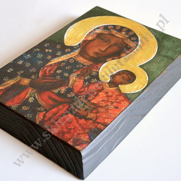 MATKA BOŻA CZĘSTOCHOWSKA - ikona 14.9 x 21.3 cm - 5754