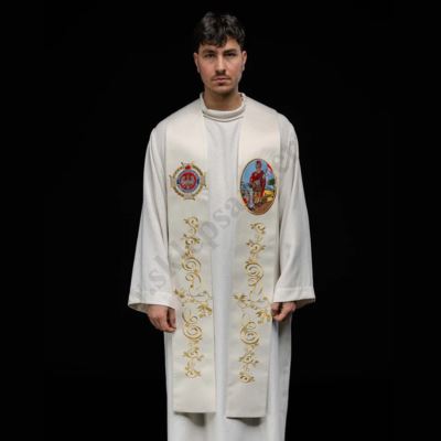 STUŁA KAPŁAŃSKA ZE ŚW. FLORIANEM - 71504