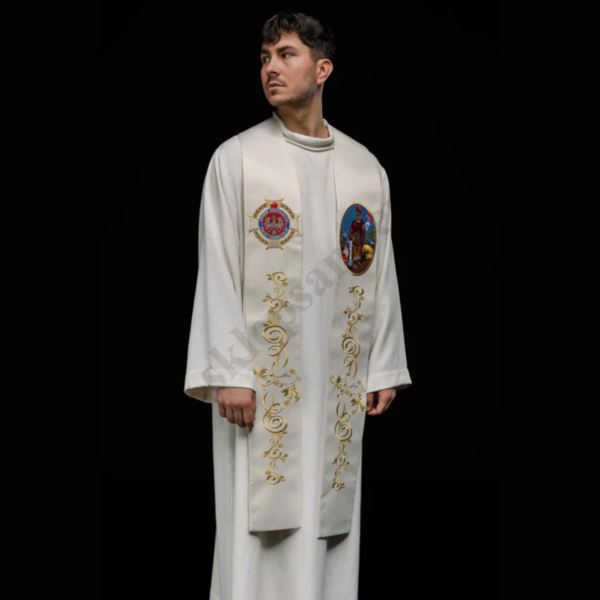 STUŁA KAPŁAŃSKA ZE ŚW. FLORIANEM - 71504