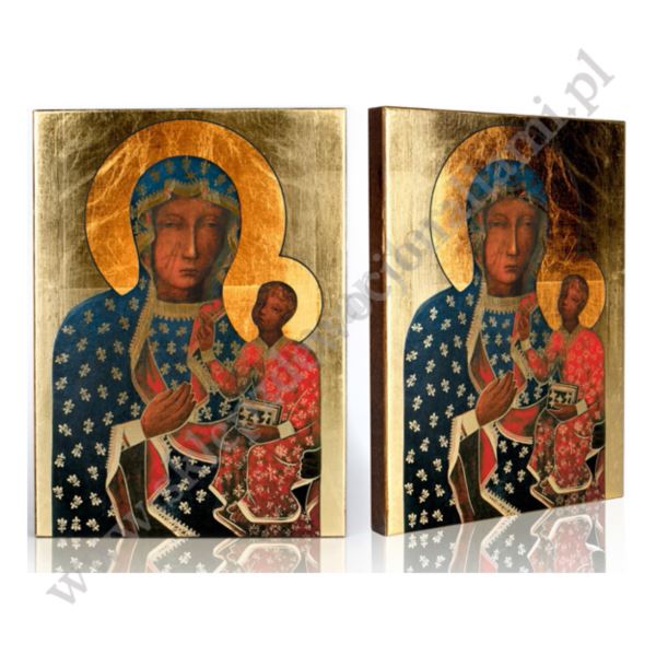 MATKA BOŻA CZĘSTOCHOWSKA - IKONA - 17 cm x 23 cm