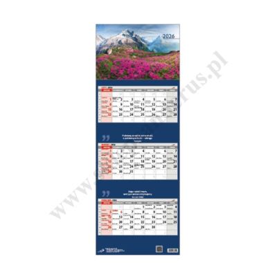 WIDOK - KALENDARZ TRÓJDZIELNY NA ROK 2026