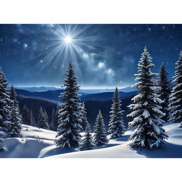 TŁO DO SZOPKI BOŻONARODZENIOWEJ - BANER DEKORACYJNY - WZÓR 60