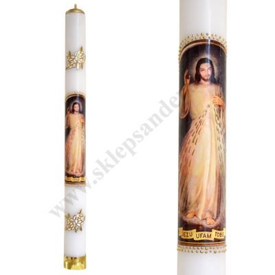 ŚWIECA OŁTARZOWA OLEJOWA - wys. 80 cm - 61762