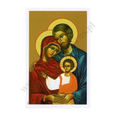 ŚWIĘTA RODZINA - obrazek 6.5 x 10 cm - paczka 100 szt. - 78207