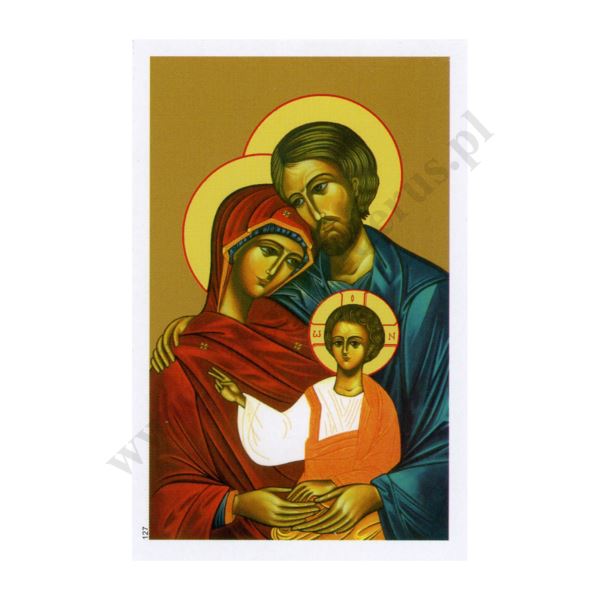 ŚWIĘTA RODZINA - obrazek 6.5 x 10 cm - paczka 100 szt. - 78207