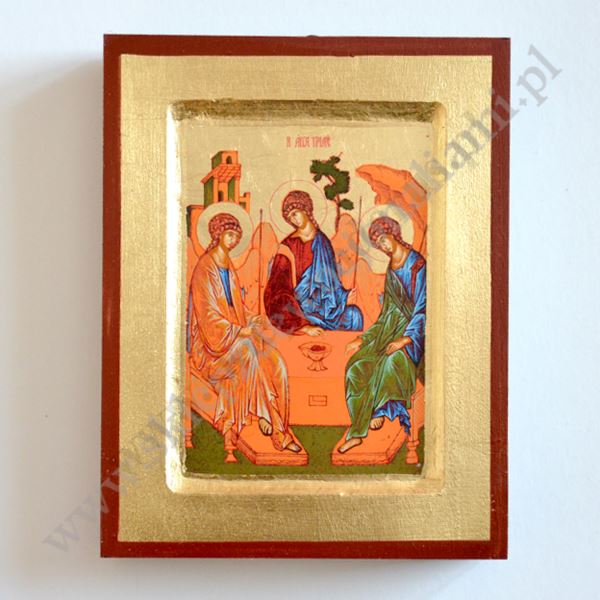 TRÓJCA ŚWIĘTA - RUBLOWA - ikona 14 x 18 cm - 83196