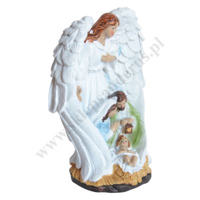 ŚWIĘTA RODZINA I ANIOŁ - wys. 12 cm - 10230