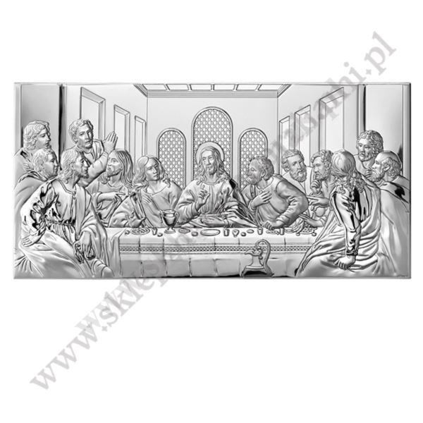 OSTATNIA WIECZERZA - OBRAZEK SREBRNY - 81221/3XL