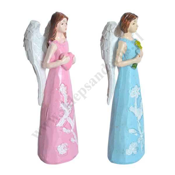 ANIOŁEK - wys. 12.4 cm - mix wzorów - 45123