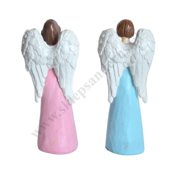 ANIOŁEK - wys. 12.4 cm - mix wzorów - 45123