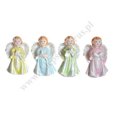 ANIOŁEK - wys. 7 cm - mix wzorów - 45124