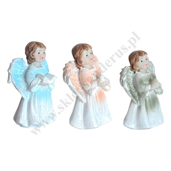 ANIOŁEK - wys. 7 cm - mix wzorów - 45132