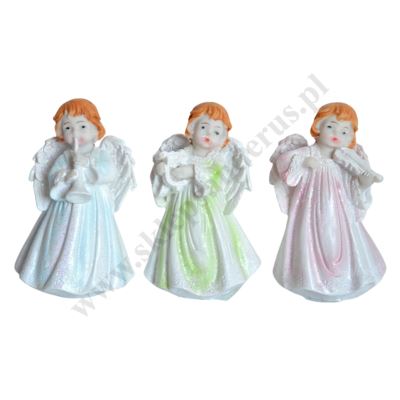 ANIOŁEK - wys. 11 cm - mix wzorów - 45151