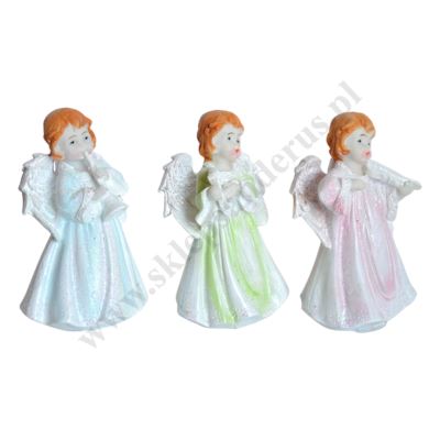 ANIOŁEK - wys. 11 cm - mix wzorów - 45151