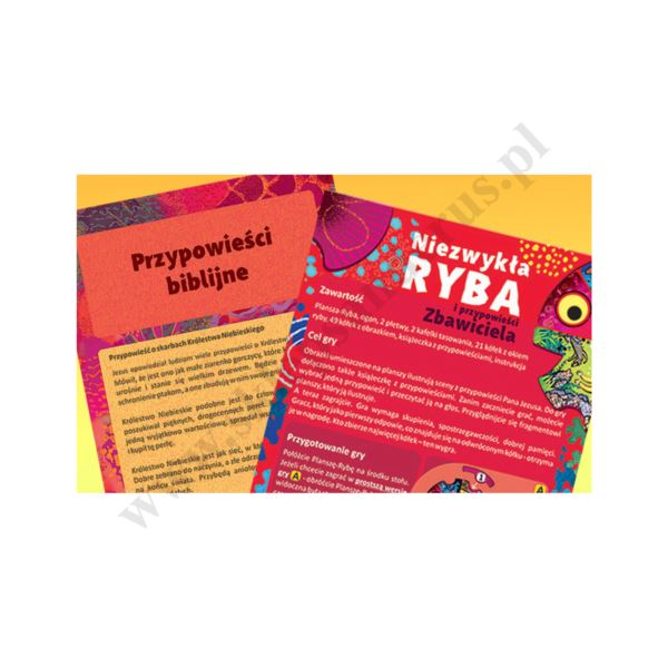 NIEZWYKŁA RYBA I PRZYPOWIEŚCI ZBAWICIELA - gra planszowa - 6414