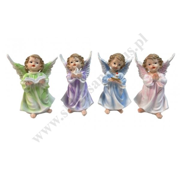 ANIOŁEK - wys. 12 cm - mix wzorów - A5331