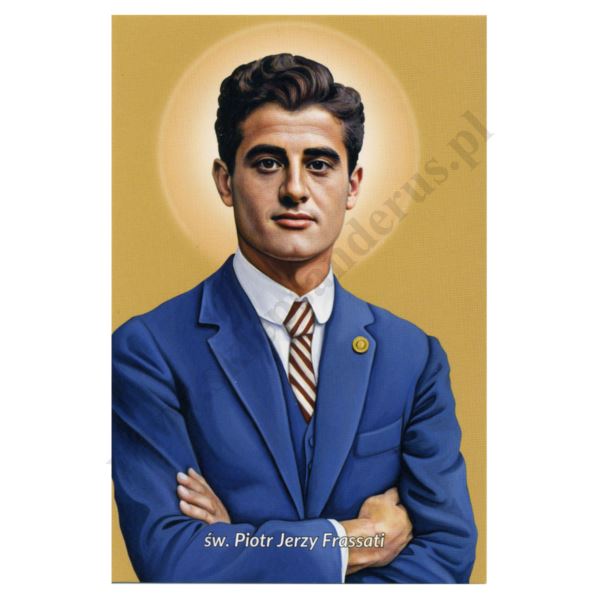 ŚW. PIOTR JERZY FRASSATI - obrazek 10 x 15 cm - POCZTÓWKA - paczka 100 szt. - 9556