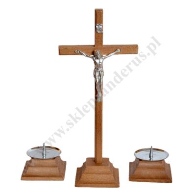 KOMPLET KOLĘDOWY DREWNIANY - 65037