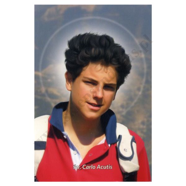 ŚW. CARLO ACUTIS - obrazek 10 x 15 cm - POCZTÓWKA - paczka 100 szt. - 83968