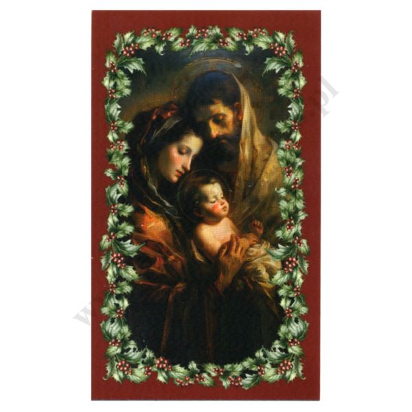 OBRAZEK KOLĘDOWY UV - format 6.5 x 11 cm - PACZKA 100 szt. - 38644