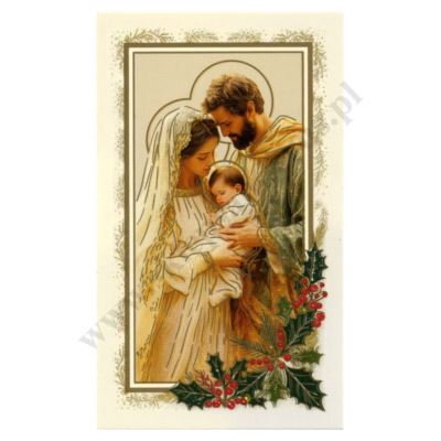 OBRAZEK KOLĘDOWY UV - format 6.5 x 11 cm - PACZKA 100 szt. - 38652