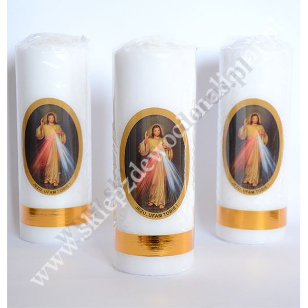 ŚWIECA OŁTARZOWA - wys. 20 cm - 66392