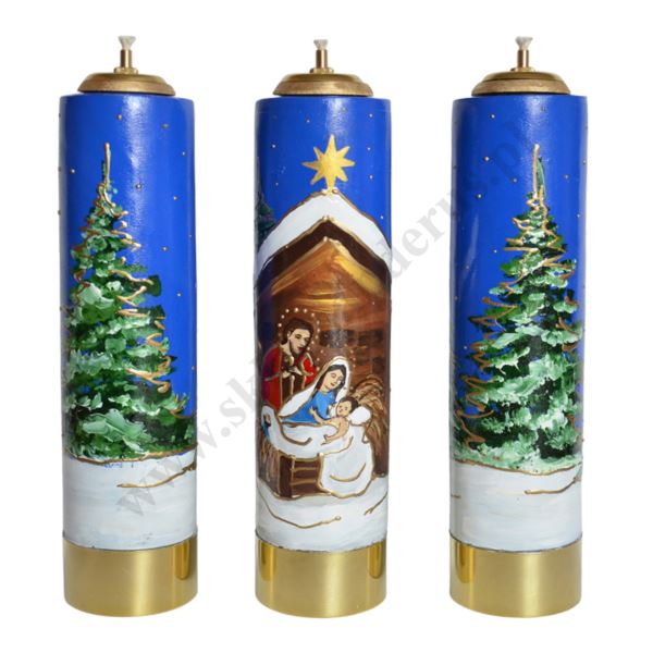 ŚWIECE BOŻE NARODZENIE - wys. 30 cm - komplet - 88409