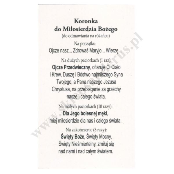 JEZU UFAM TOBIE - obrazek 6.5 x 11 cm - paczka 100 szt. - 82911