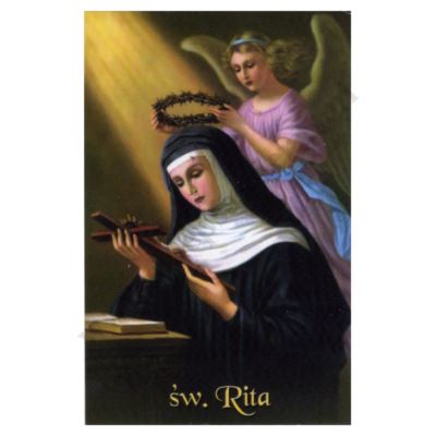 ŚWIETA RITA - obrazek 6.5 x 10 cm - paczka 100 szt. - 75699