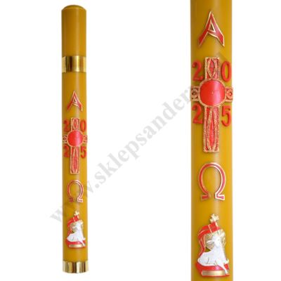 PASCHAŁ PARAFINOWO-WOSKOWY Z NADSTAWKĄ - wys. 100 cm - 61415