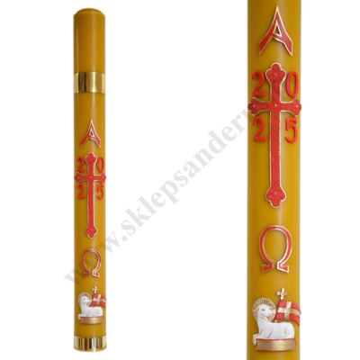 PASCHAŁ PARAFINOWO-WOSKOWY Z NADSTAWKĄ - wys. 100 cm - 50284