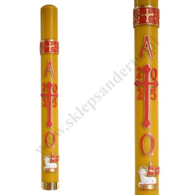 PASCHAŁ PARAFINOWO-WOSKOWY Z NADSTAWKĄ - wys. 100 cm - 66697