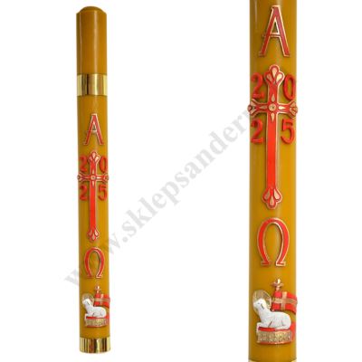 PASCHAŁ PARAFINOWO-WOSKOWY Z NADSTAWKĄ - wys. 100 cm - 50319