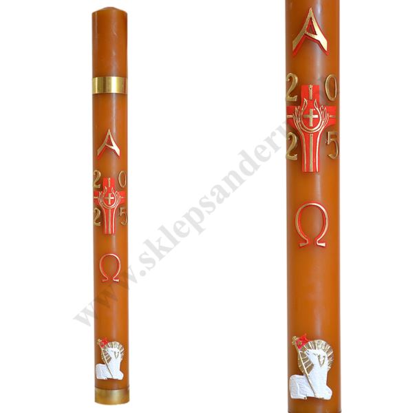 PASCHAŁ PARAFINOWO-WOSKOWY + DWIE NADSTAWKI - wys. 90 cm - 88071