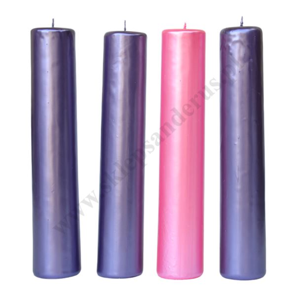 ŚWIECE ADWENTOWE - wys. 30 cm -  65328