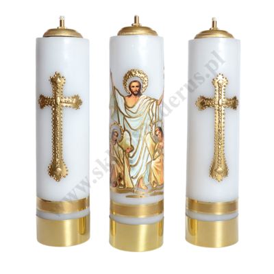 ŚWIECE NA WIELKANOC - wys. 30 cm - komplet - 85338