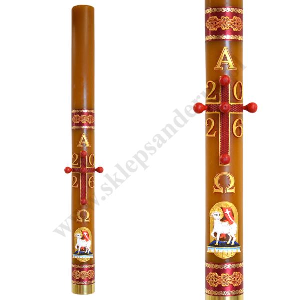 PASCHAŁ PARAFINOWO-WOSKOWY - wys. 115 cm - 88862