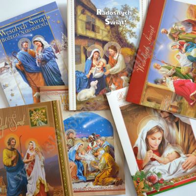 KARTKA SKŁADANA SZOPKA PRZESTRZENNA  BOŻE NARODZENIE A5P