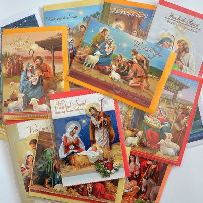 KARTKA SKŁADANA BOŻE NARODZENIE Z KOPERTĄ B6BR