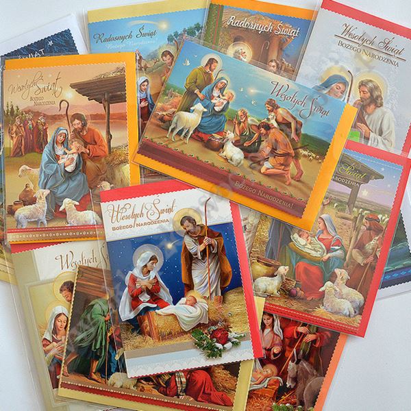KARTKA SKŁADANA BOŻE NARODZENIE Z KOPERTĄ B6BR