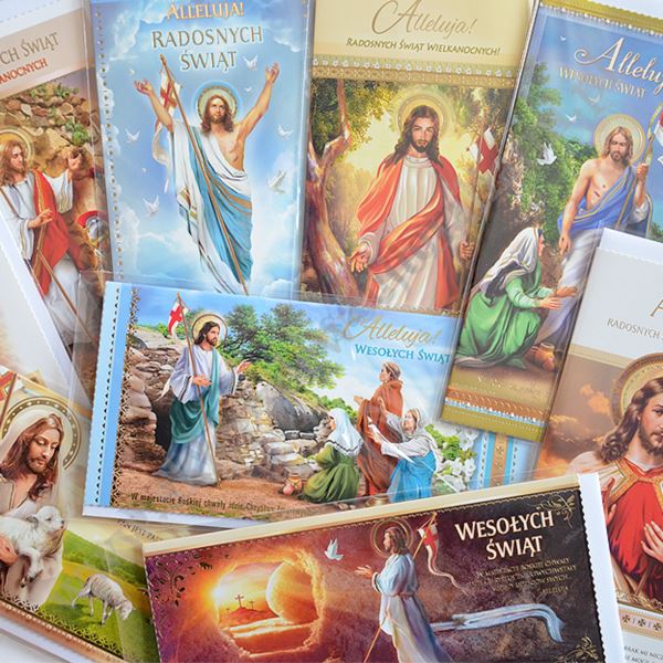KARTKA SKŁADANA WIELKANOC DL