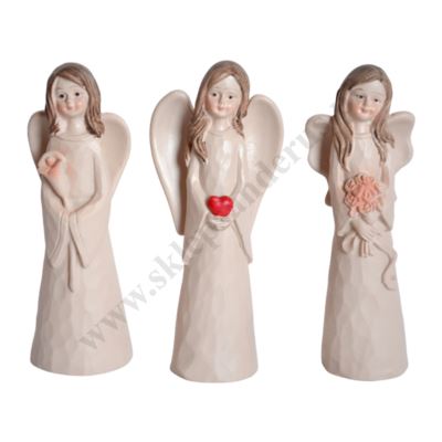 ANIOŁEK - wys. 10 cm - mix wzorów - 45125