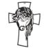 KRZYŻ WYCINANY - wys. 32 cm - 30435