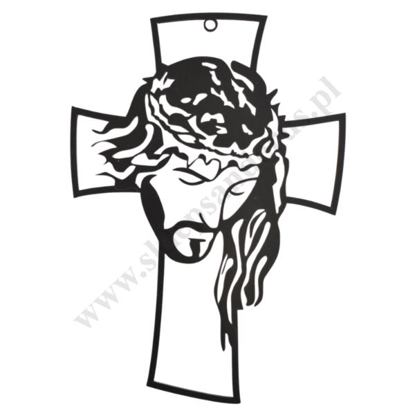 KRZYŻ WYCINANY - wys. 32 cm - 30435