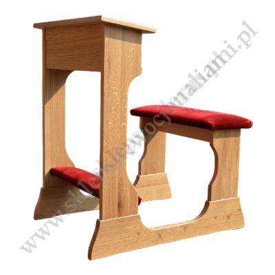 KLĘCZNIK Z SIEDZISKIEM I TAPICERKĄ JASNY - 66224