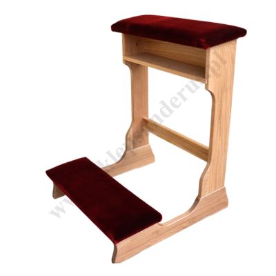 KLĘCZNIK DREWNIANY JASNY TAPICEROWANY - 65707